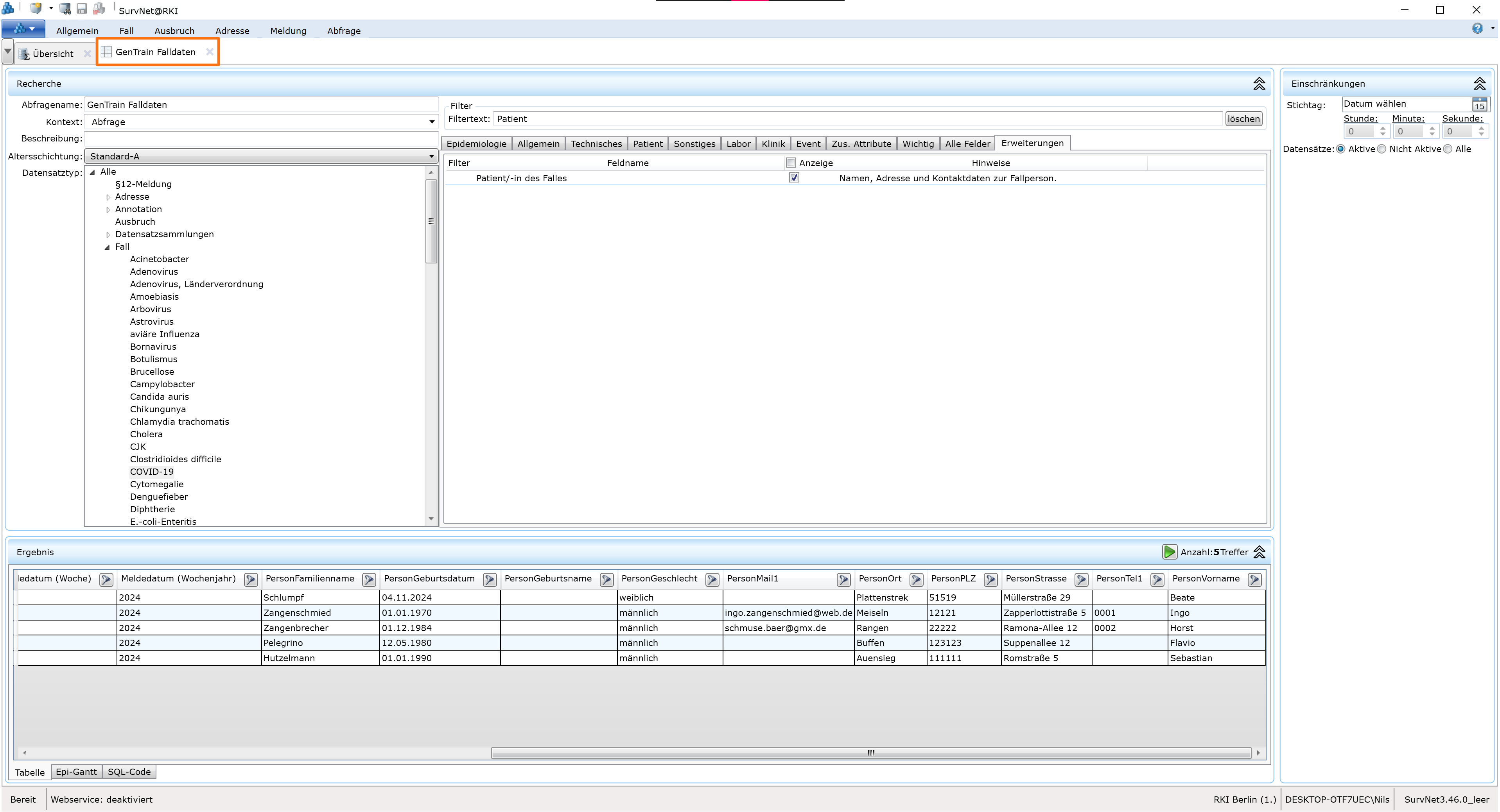 Speichern erfolgreich