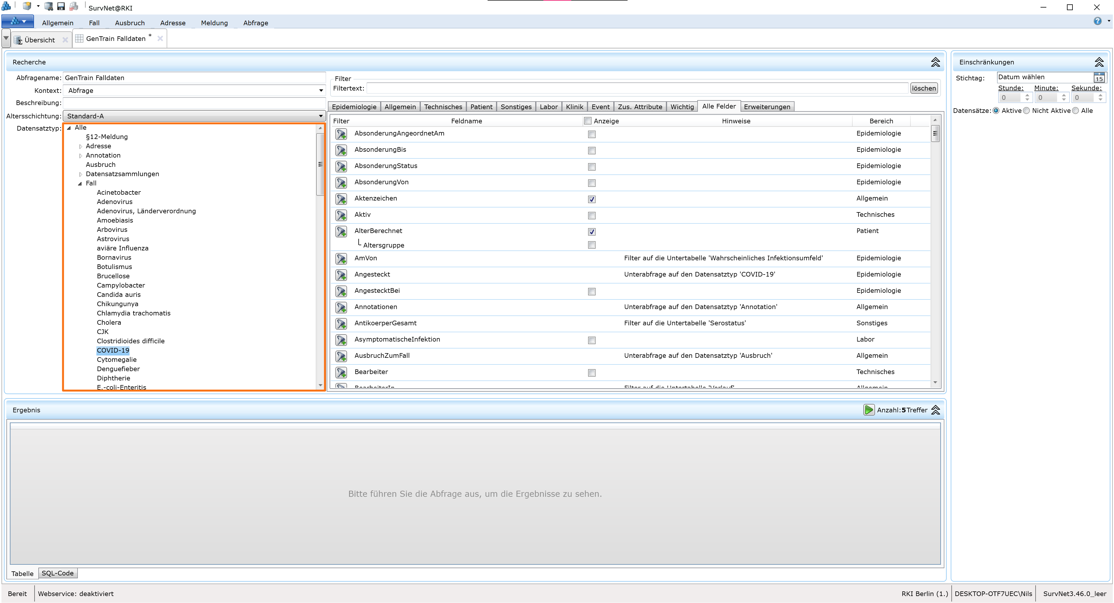 Dataset Selection Case